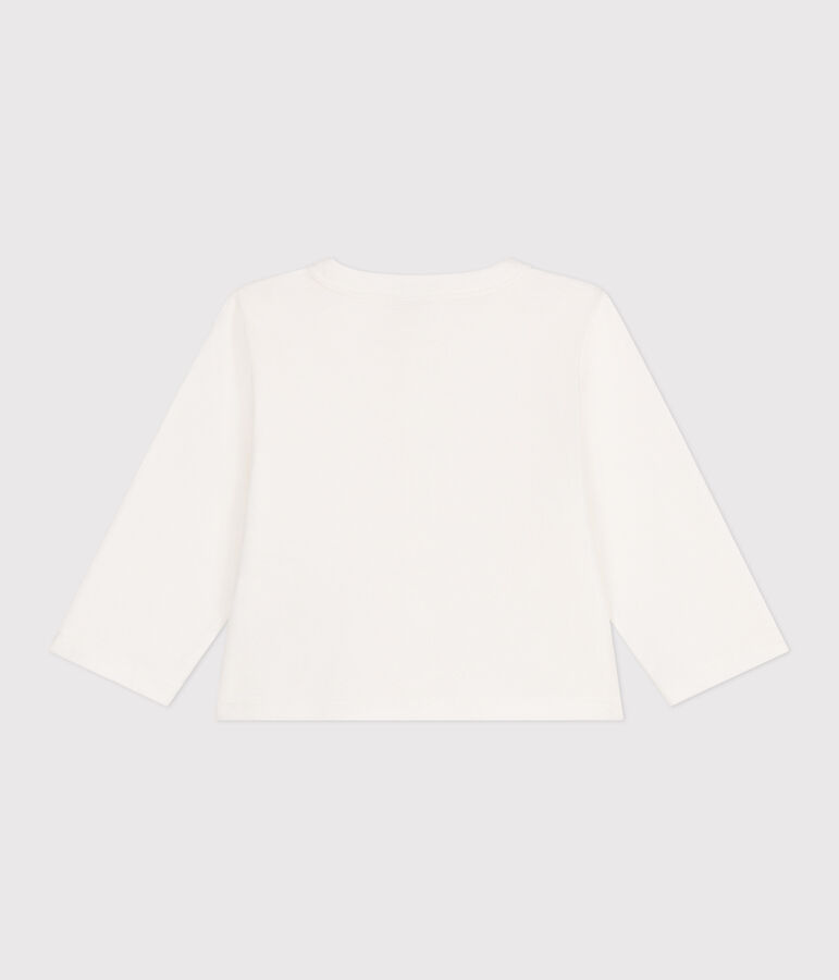 Effen katoenen babyvestje wit