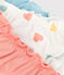 Lot de 3 culottes enfant en coton froufrou imprimé cœurs variante 1