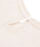 Tee-shirt Manches longues mileraies blanc MARSHMALLOW/rose COPPER