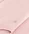 Body manches longues à collerette en coton bébé rose SALINE