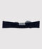 Katoenen meisjes haarband blauw SMOKING