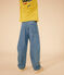 Rechte jongensbroek van lichte denim blauw DENIM CLAIR