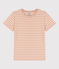 Tee-shirt LE DROIT col rond en coton Femme VINTAGE/ AVALANCHE