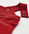 Salopette bébé garçon en molleton rouge TERKUIT