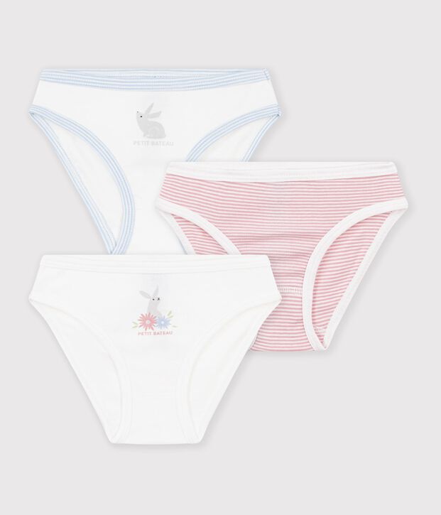 Lot de 3 culottes en coton multicouleur