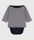 Body-T-shirt voor baby's in katoen
