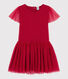 Robe manches courtes enfant fille