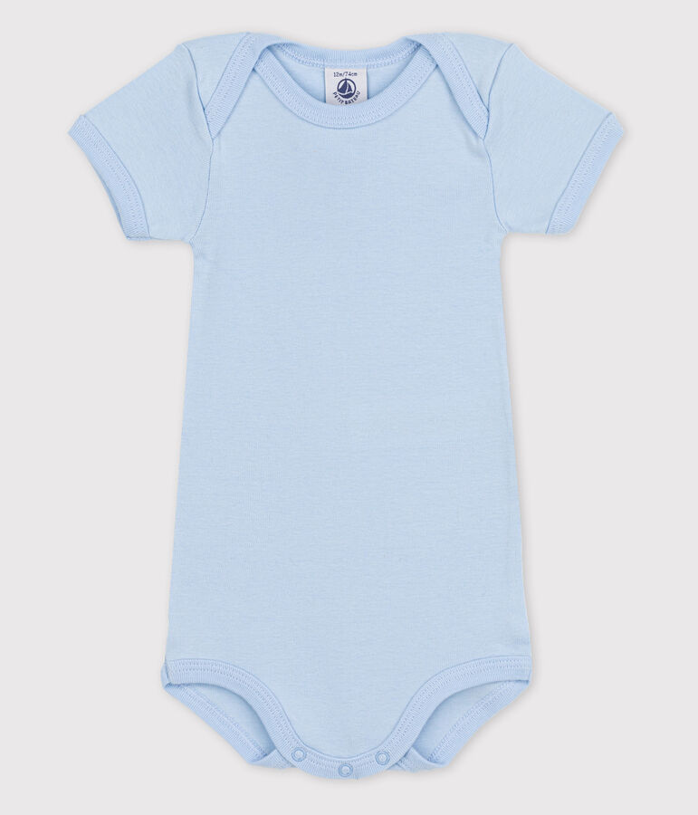Body met korte mouwen voor babymeisjes blauw JASMIN
