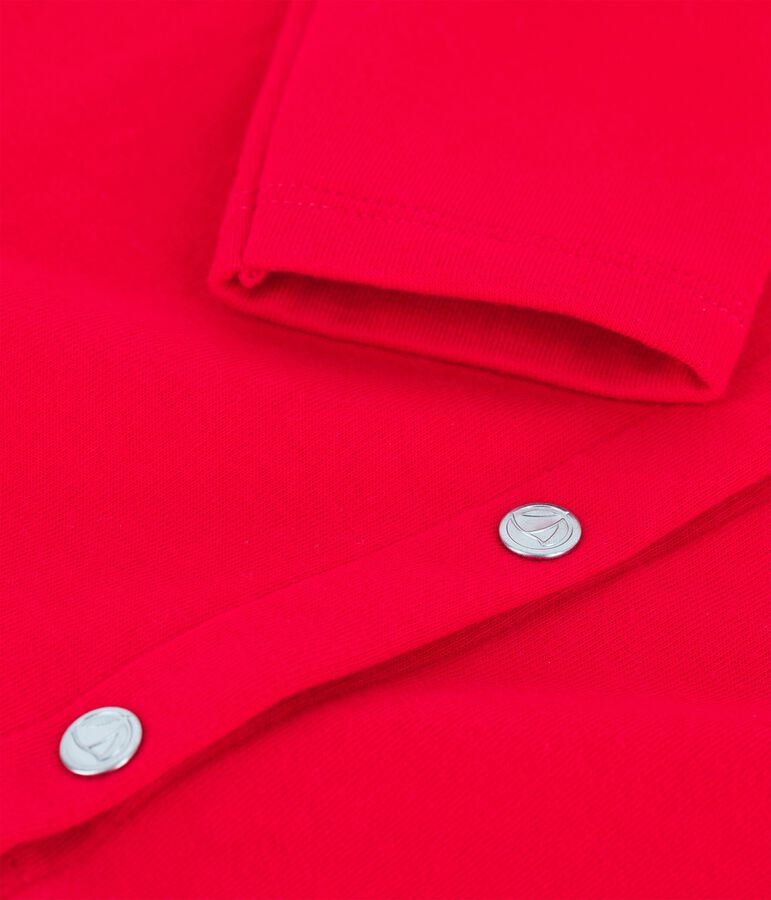 Cardigan en coton enfant fille rouge