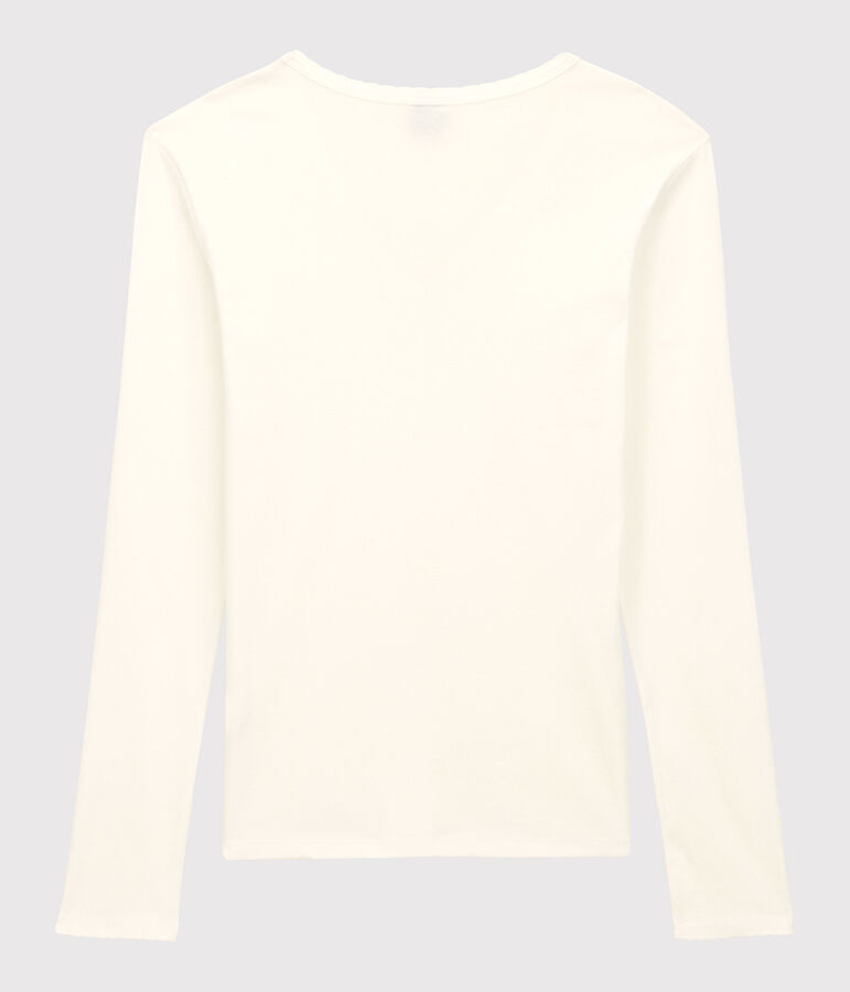 Tee-shirt L'ICONIQUE  cocotte en coton Femme blanc