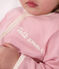 Pyjama bébé en coton uni rose CHARME