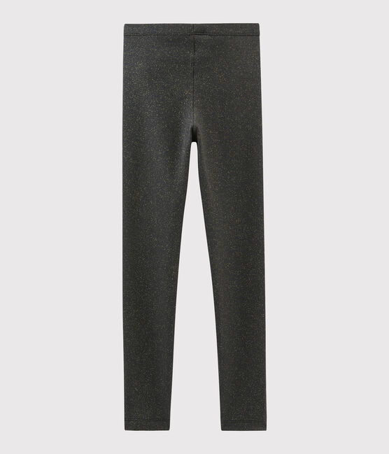 Meisjesjegging in jersey kinderen grijs CAPECOD/geel OR