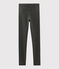 Meisjesjegging in jersey kinderen grijs CAPECOD/geel OR