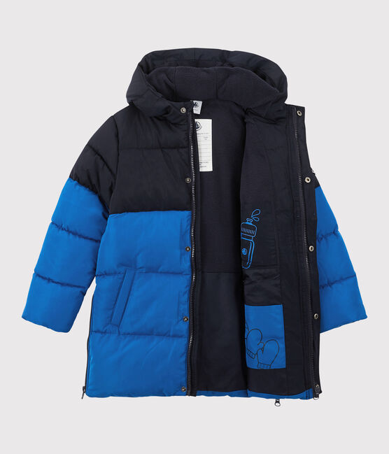 Lang meisjes/jongens donsjack blauw SMOKING/ RUISSEAU