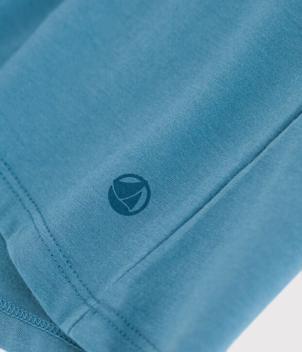 LE DROIT, katoenen T-shirt voor dames met V-hals blauw