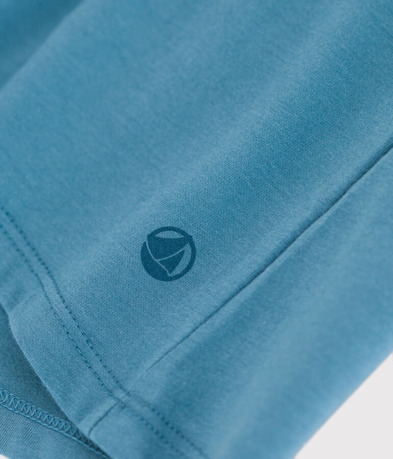 Tee-shirt LE DROIT col V en coton Femme bleu