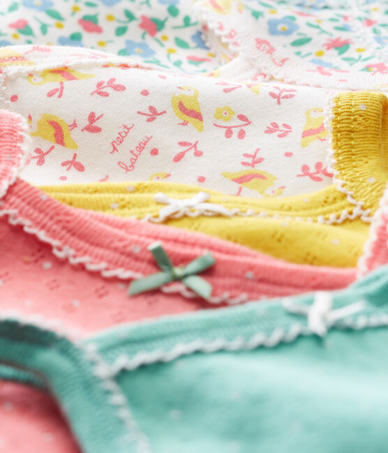 Set van 5 body's met schouderbandjes voor babymeisjes variante 1