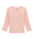 Meisjes tee-shirtmet lange mouwen in wol/katoen