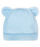 Bonnet naissance bébé mixte velours bleu FRAICHEUR