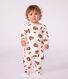 Babypyjama van tubic met sluiting op de rug en brandweerprint