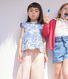 Blouse en popeline imprimée enfant fille