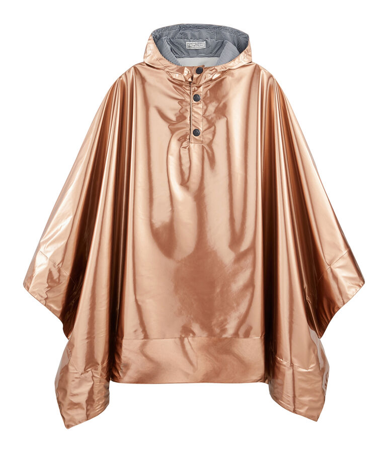 Omkeerbare regencape vrouw COPPER