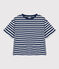 T-shirt LE BOXY en coton Femme bleu MEDIEVAL/ FUMEE
