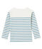 Marinetruitje voor jongens wit MARSHMALLOW/blauw FONTAINE
