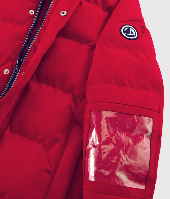 Dons ski-jack voor kinderen jongens en meisjes rood TERKUIT