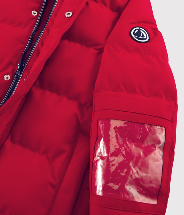 Dons ski-jack voor kinderen jongens en meisjes rood