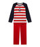 Jongenspyjama met ankermotief blauw SMOKING/rood FROUFROU/ LAIT