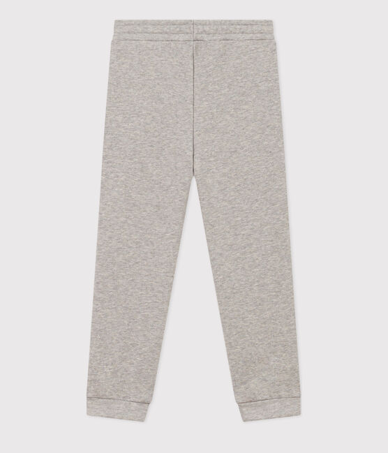 Pantalon de jogging en molleton enfant fille gris CHATON CHINE