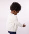 Katoenen babyvestje wit MARSHMALLOW