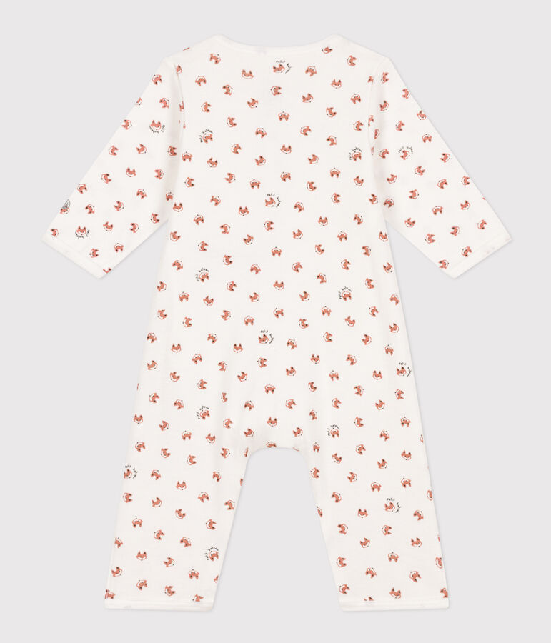Bodyjama sans pieds b&eacute;b&eacute; en coton blanc/multicouleur