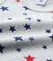 Débardeur garçon imprimé en jersey stretch gris BELUGA/blanc MULTICO