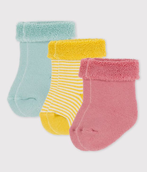 Set van 3 paar babysokken multicouleur