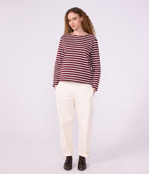 Marinetrui voor dames rood/wit