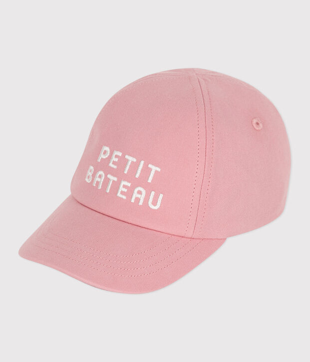 Katoenen pet voor babymeisjes - Petit Bateau roze