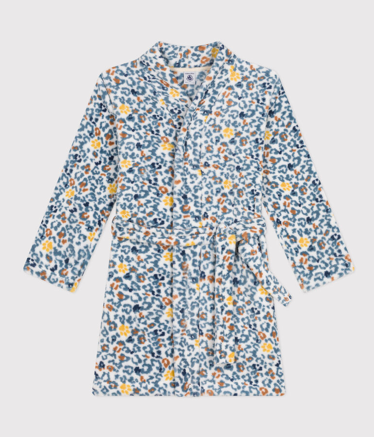 Kamerjas voor meisjes/jongens in fleece MARSHMALLOW/ POLOCHON/ MULTICO