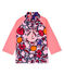 Milieuvriendelijk anti-UV UPF 50+ T-shirt babymeisje roze MERVEILLE/wit MULTICO
