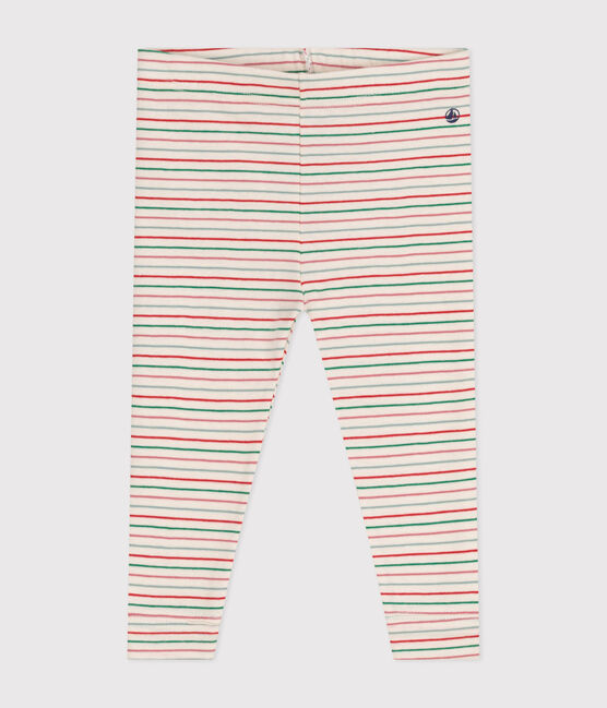 Legging en coton bébé blanc AVALANCHE/ MULTICO