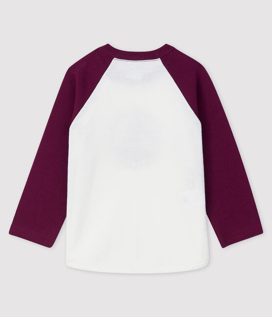 T-shirt baby jongen wit MARSHMALLOW/ CEPAGE