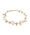 Couronne de fleurs bébé fille DORE BRILLANT