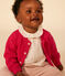 Katoenen gebreide babycardigan roze DELHI