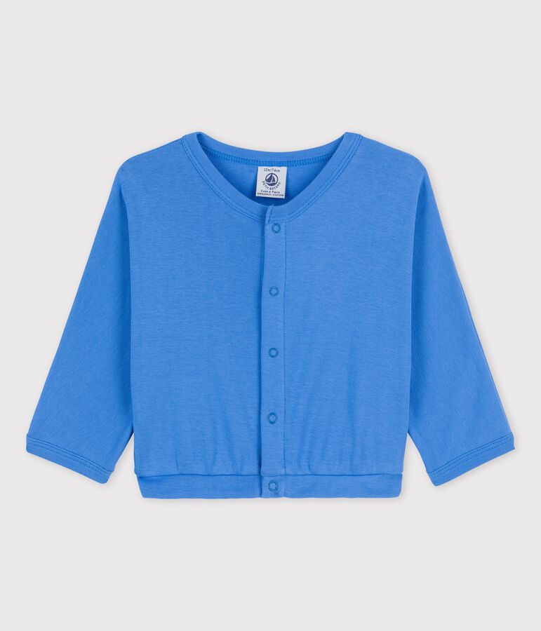 Cardigan en coton b&eacute;b&eacute; bleu
