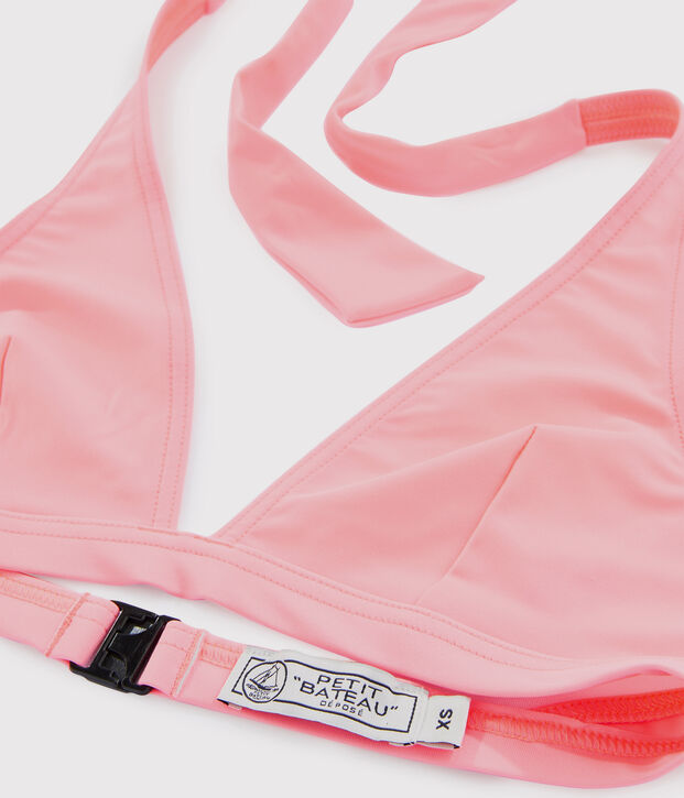 Haut de maillot de bain femme rose