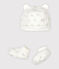 Set met muts en slofjes van tubic voor baby variante 1