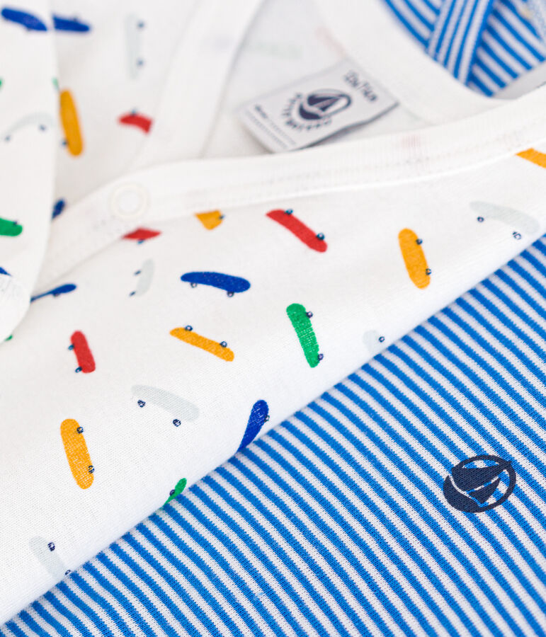 Lot de 2 pyjamas en coton b&eacute;b&eacute; variante 1