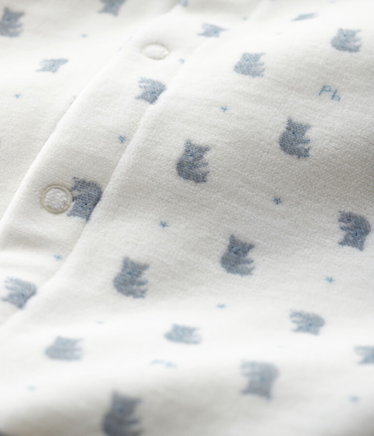 Bodyjama &agrave; imprim&eacute; koala b&eacute;b&eacute; gar&ccedil;on en velours blanc MARSHMALLOW/blanc MULTICO