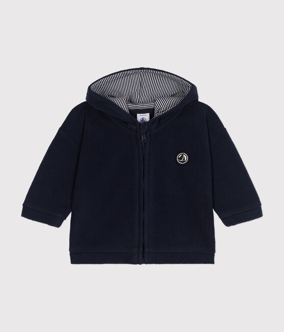 Sweatshirt bébé en polaire bleu SMOKING